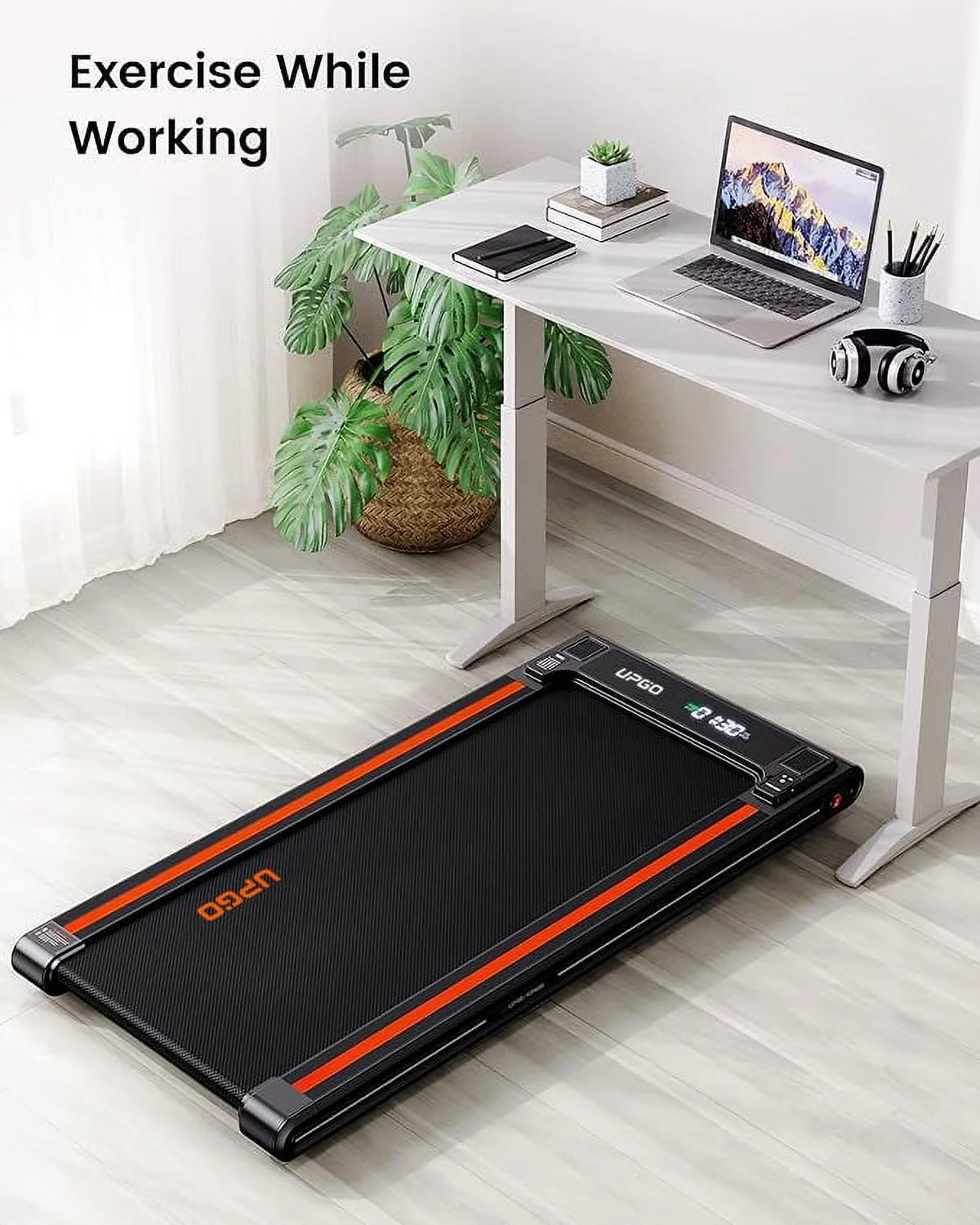 2.5HP Walking Pad Treadmill with Remote Control M483538
