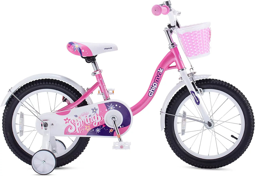 Green 14 Inch Kids Bike with Basket Y930213