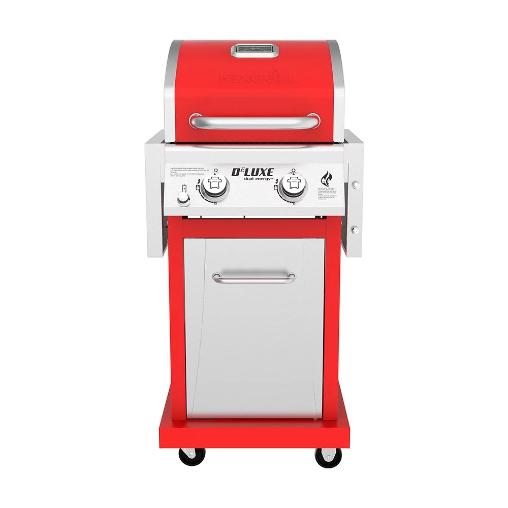 2-Burner Propane Gas Grill with 2 Foldable Shelves V703