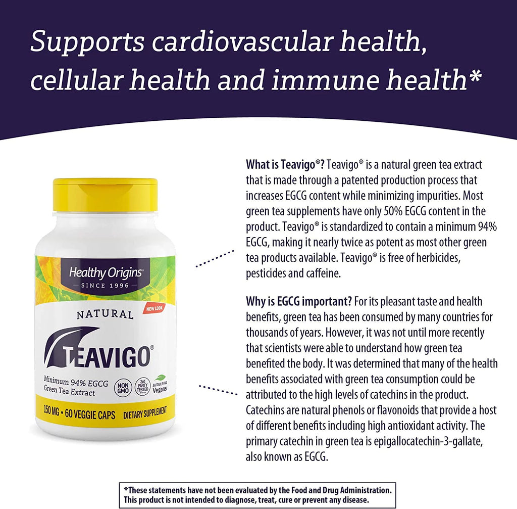 Green Tea Extract 150 mg 60 Veggie Caps M42336