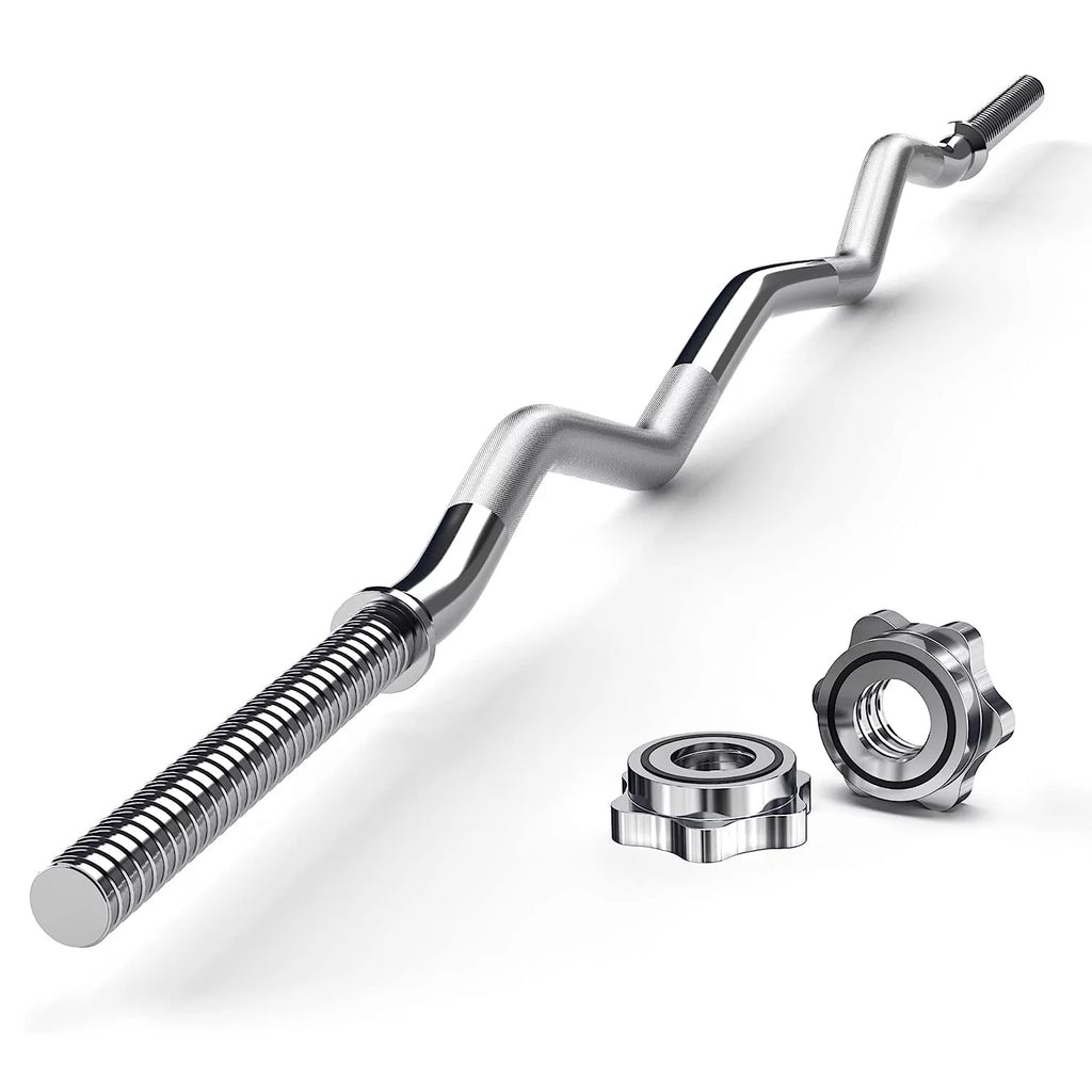 47'' Olympic Curl Bar with Collars Z328
