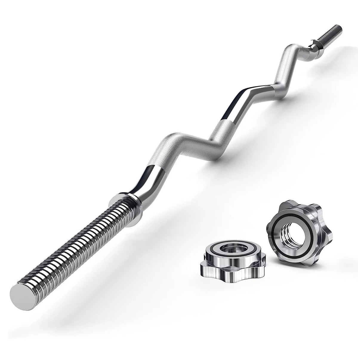47'' Olympic Curl Bar with Collars Z328