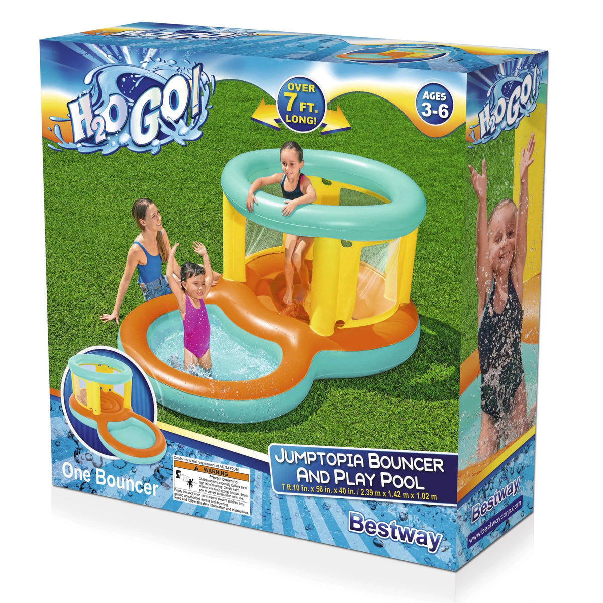 Bouncer and Play Pool J1527