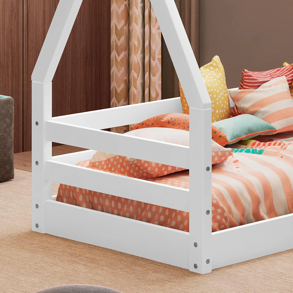 Solid Wood Toddler Bed White P751248
