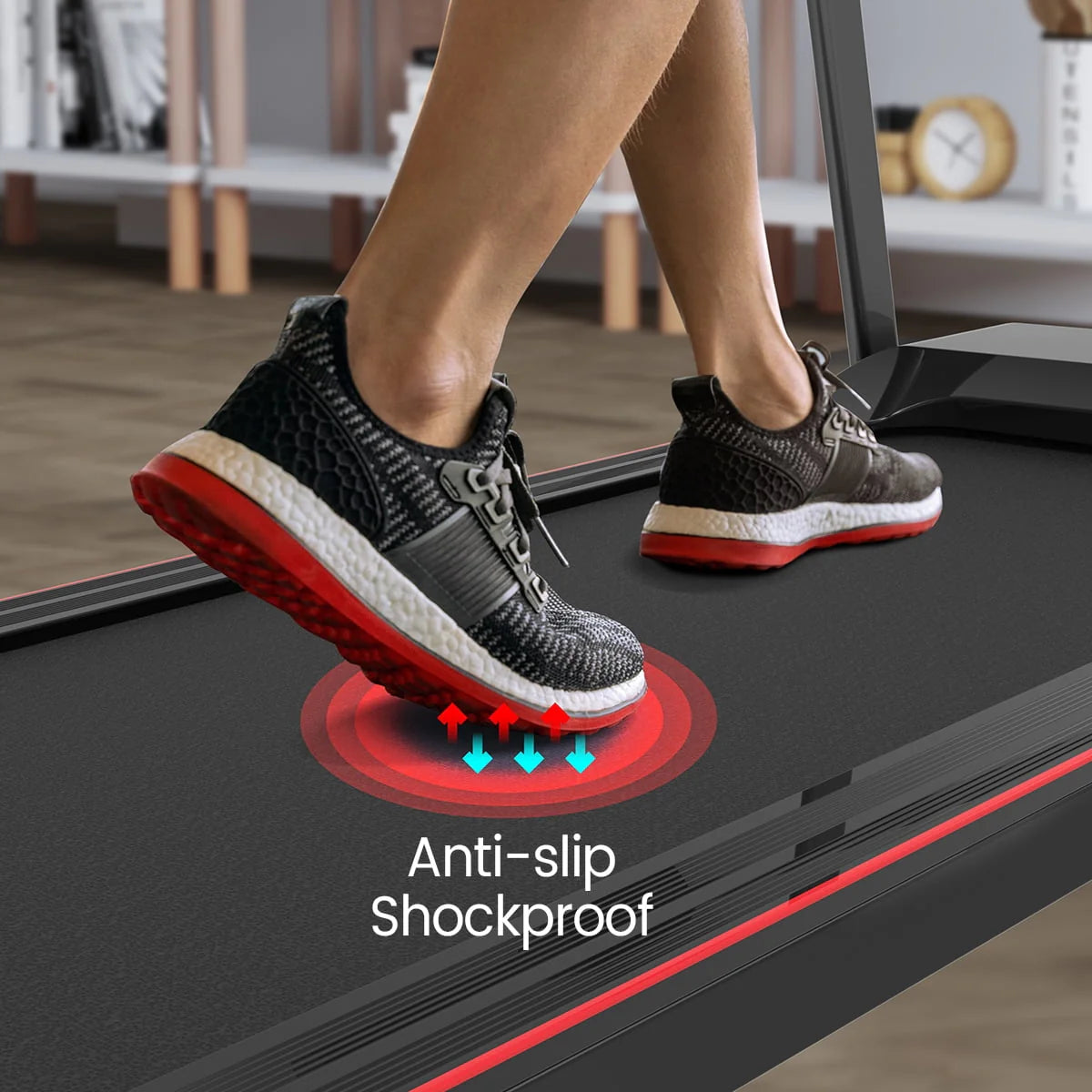 Foldable Treadmill with Incline 220lbs Black T87799