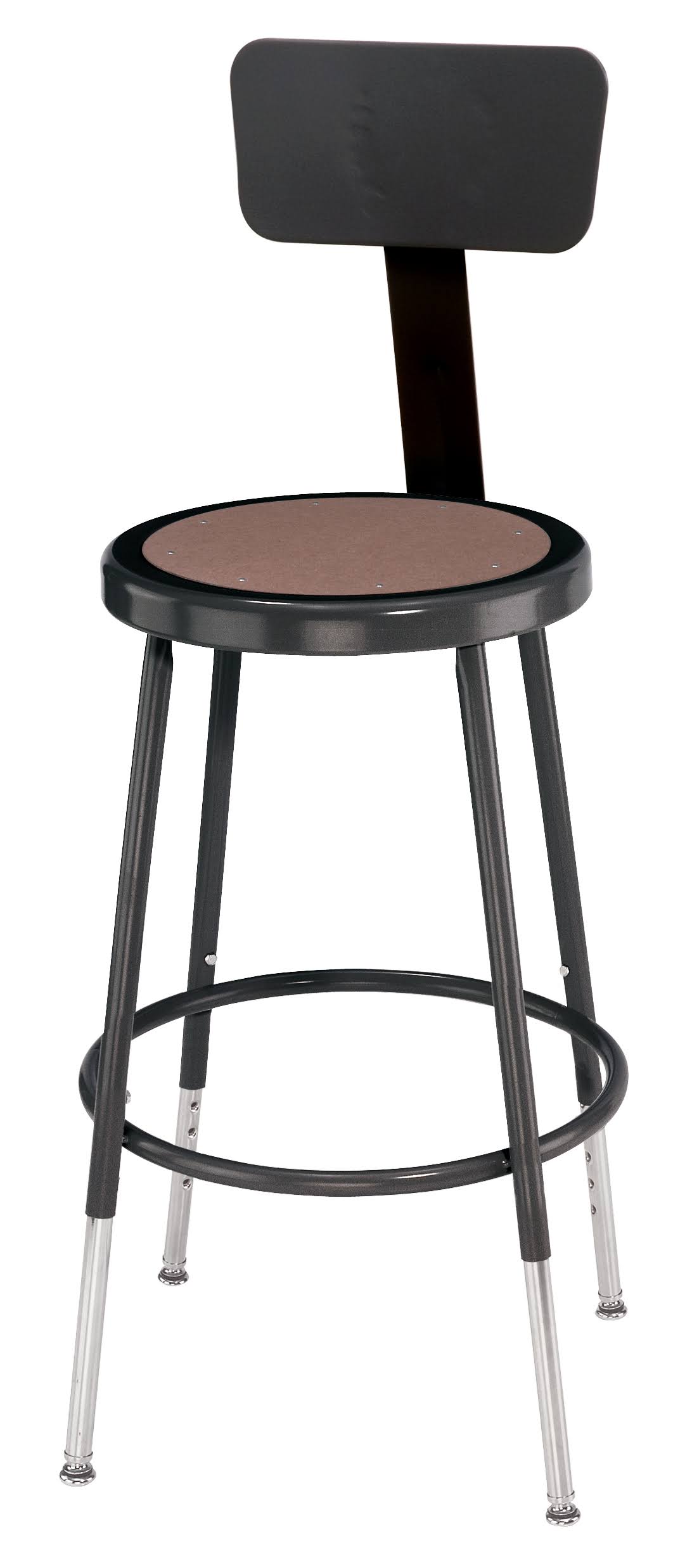 Black Round Stool F539172