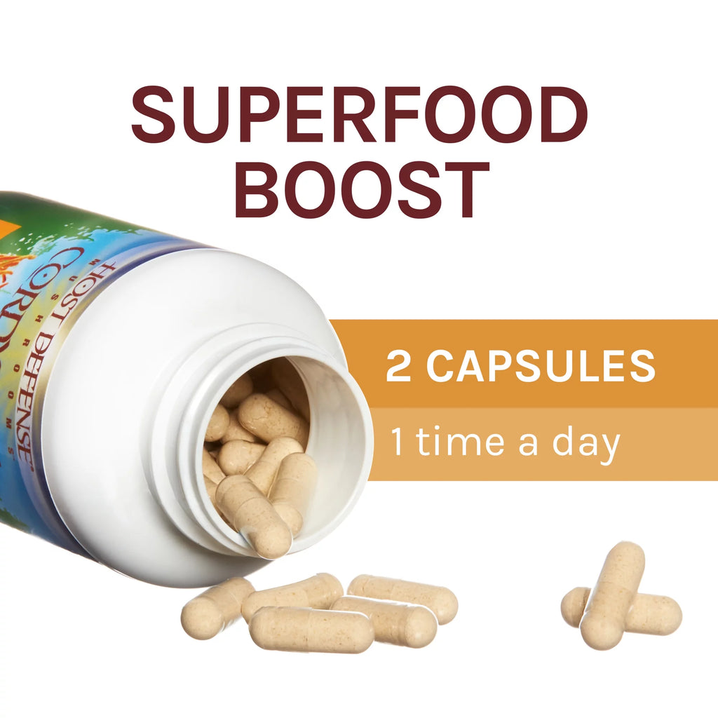 Cordyceps Mushroom Supplement 60 Capsules A90427