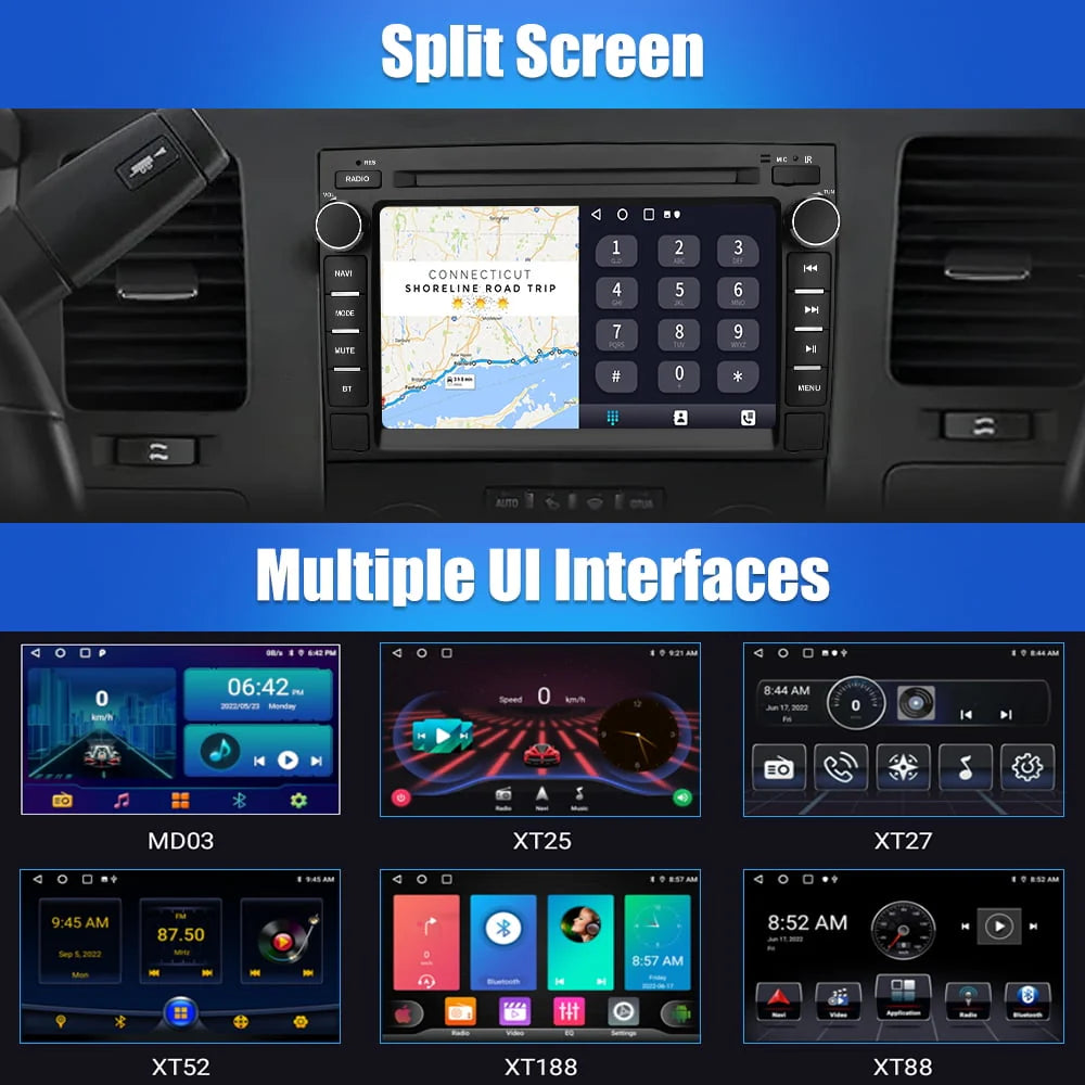 Car Radio Stereo with Bluetooth GPS Navigation M57546