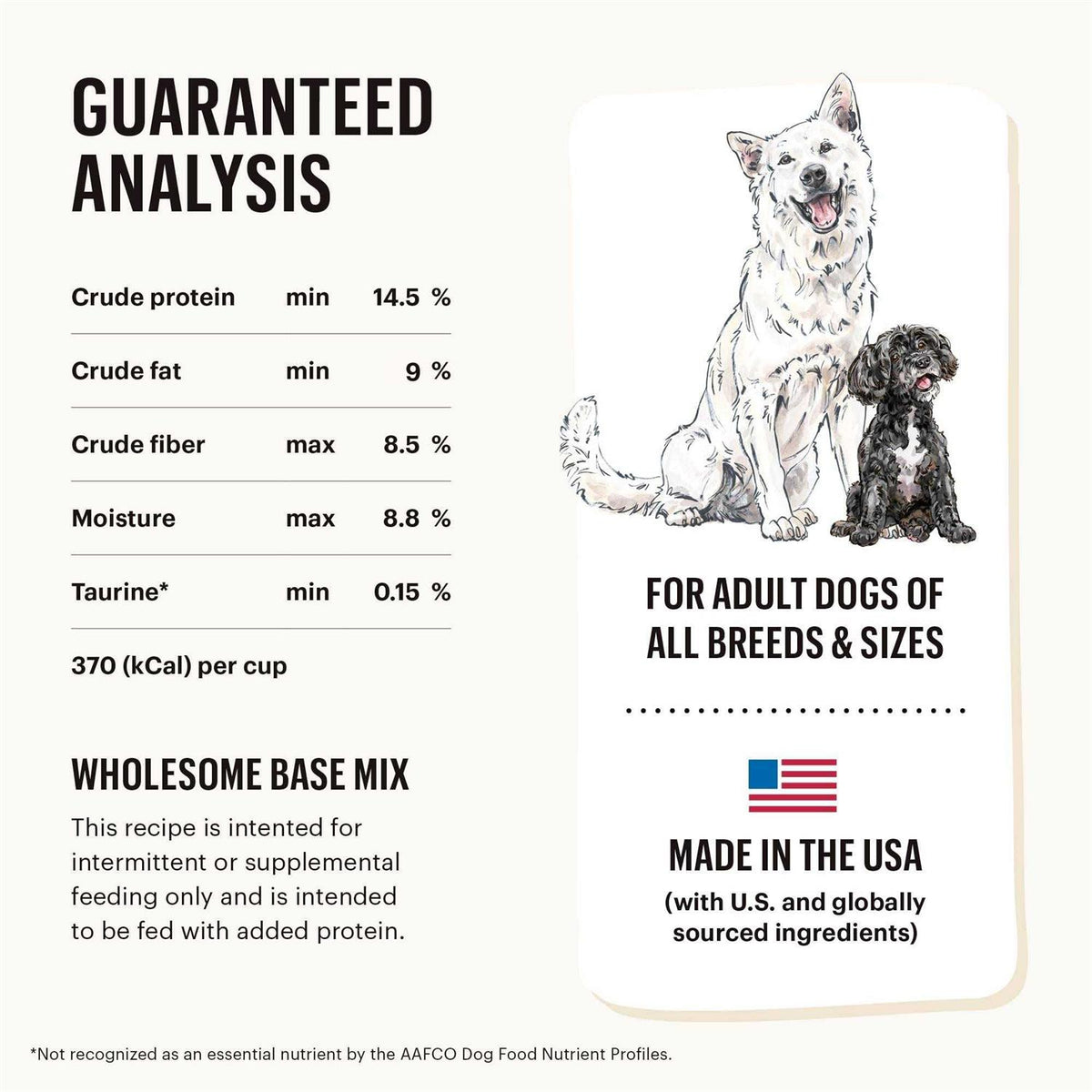 Grain-Free Dehydrated Dog Food Y834