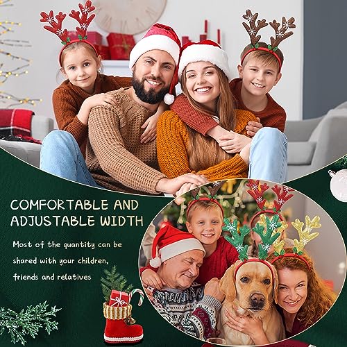 Christmas Deer Antlers Headband 12 Pcs S5103