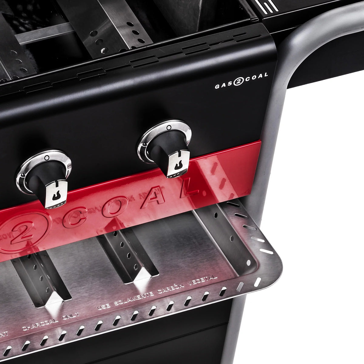 3-Burner Gas & Charcoal Combination Grill S383