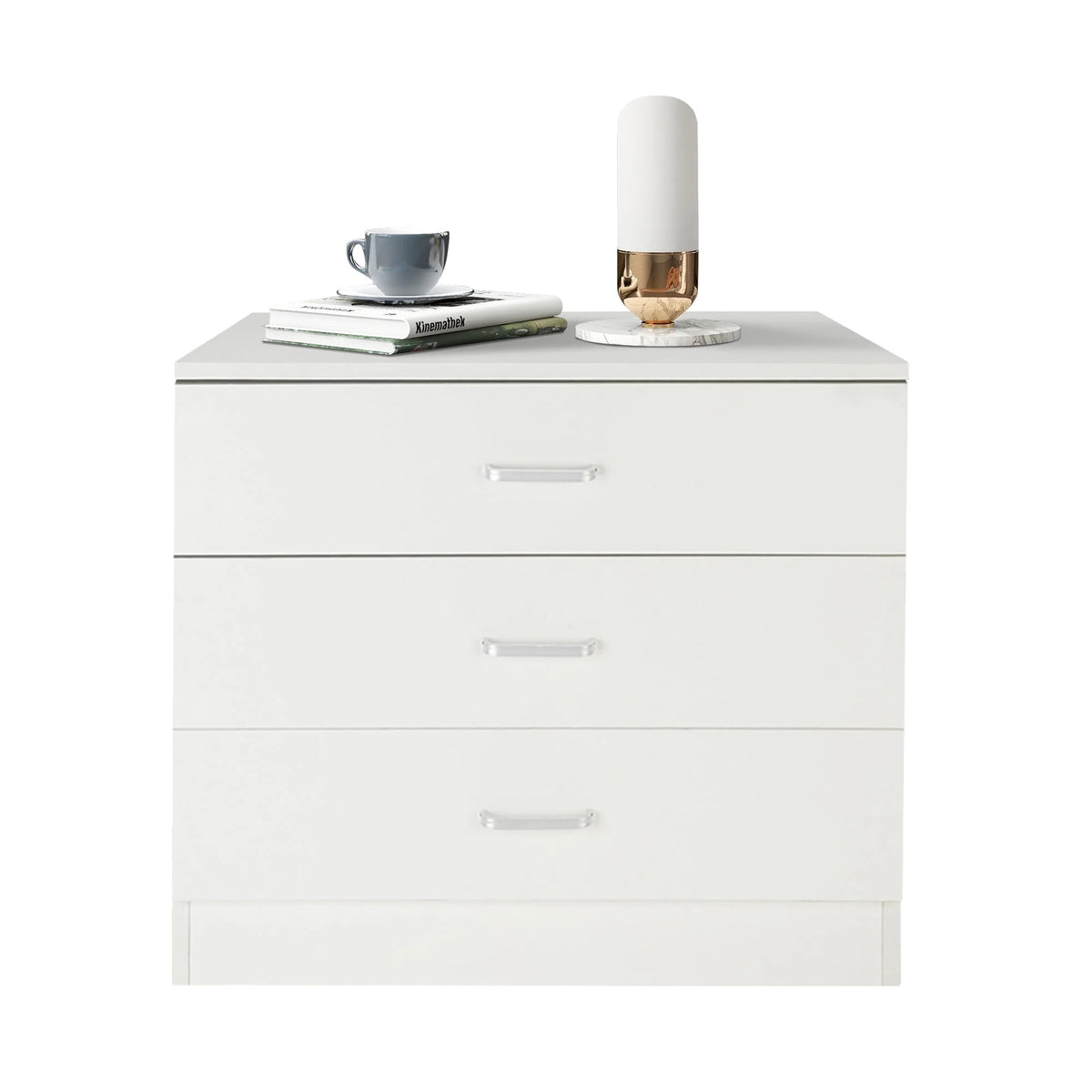Black 4 Drawer Wood Dresser S626