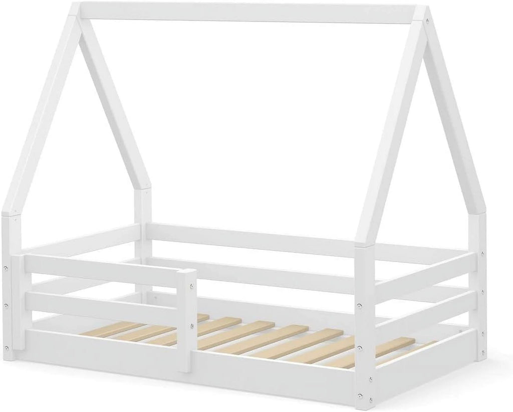 Solid Wood Toddler Bed White P751248