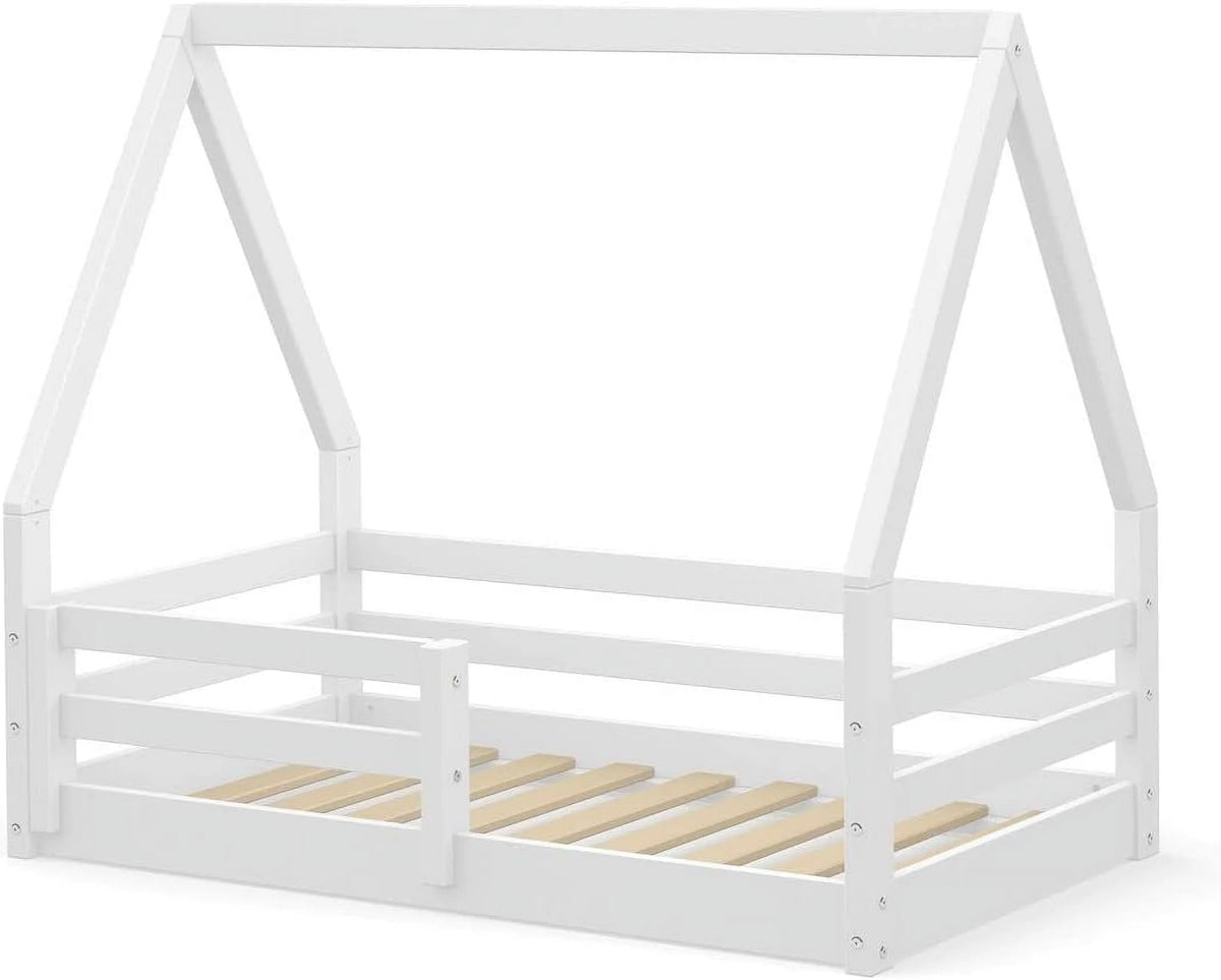 Solid Wood Toddler Bed White P751248