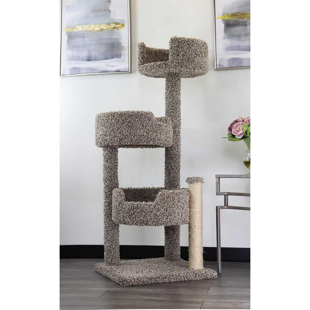 Real Wood and Carpeted Cat Tree A64895