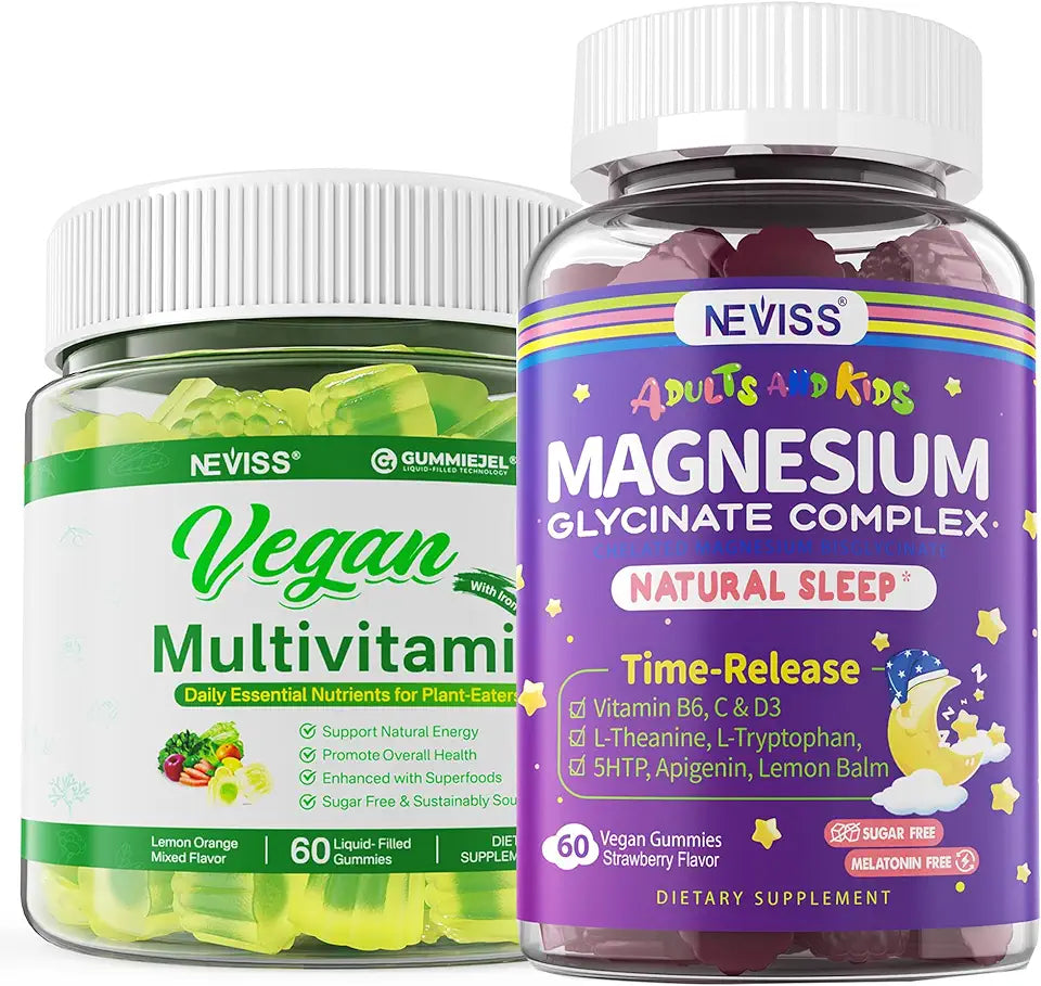 Magnesium Glycinate Gummies with Vegan Multivitamin W87514
