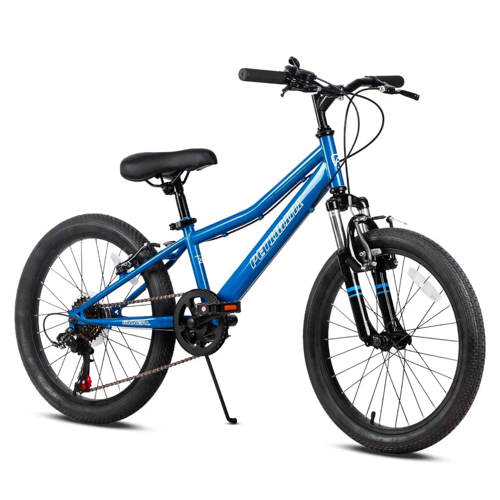 20 Inch 6 Speed Kids Mountain Bike Blue C41534