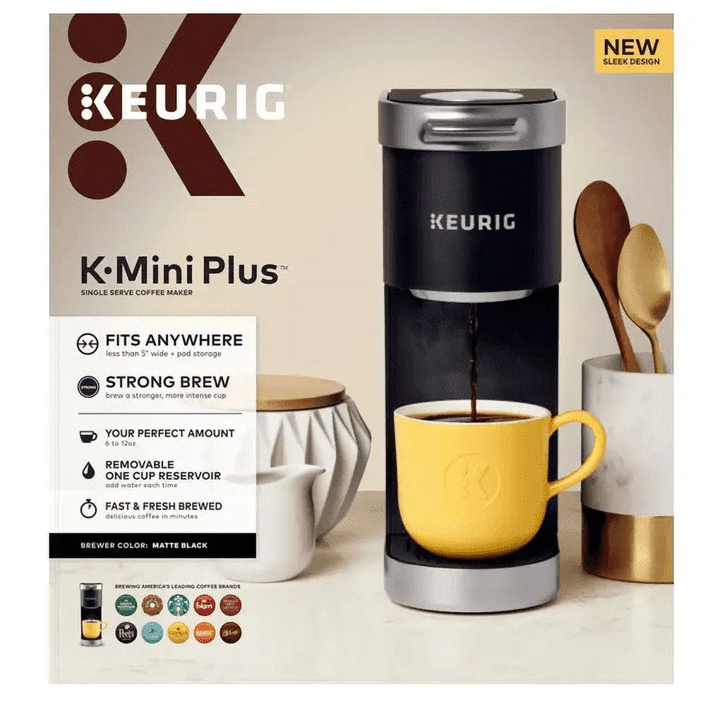 Single Serve K-Cup Pod Coffee Maker Matte Black Y652161