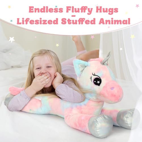 48" Giant Shark Stuffed Animal Plush Pillow N119507