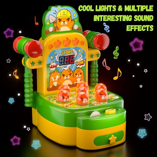Arcade Whack Game Mole Mini Electronic Hammering Pounding Toy V962874