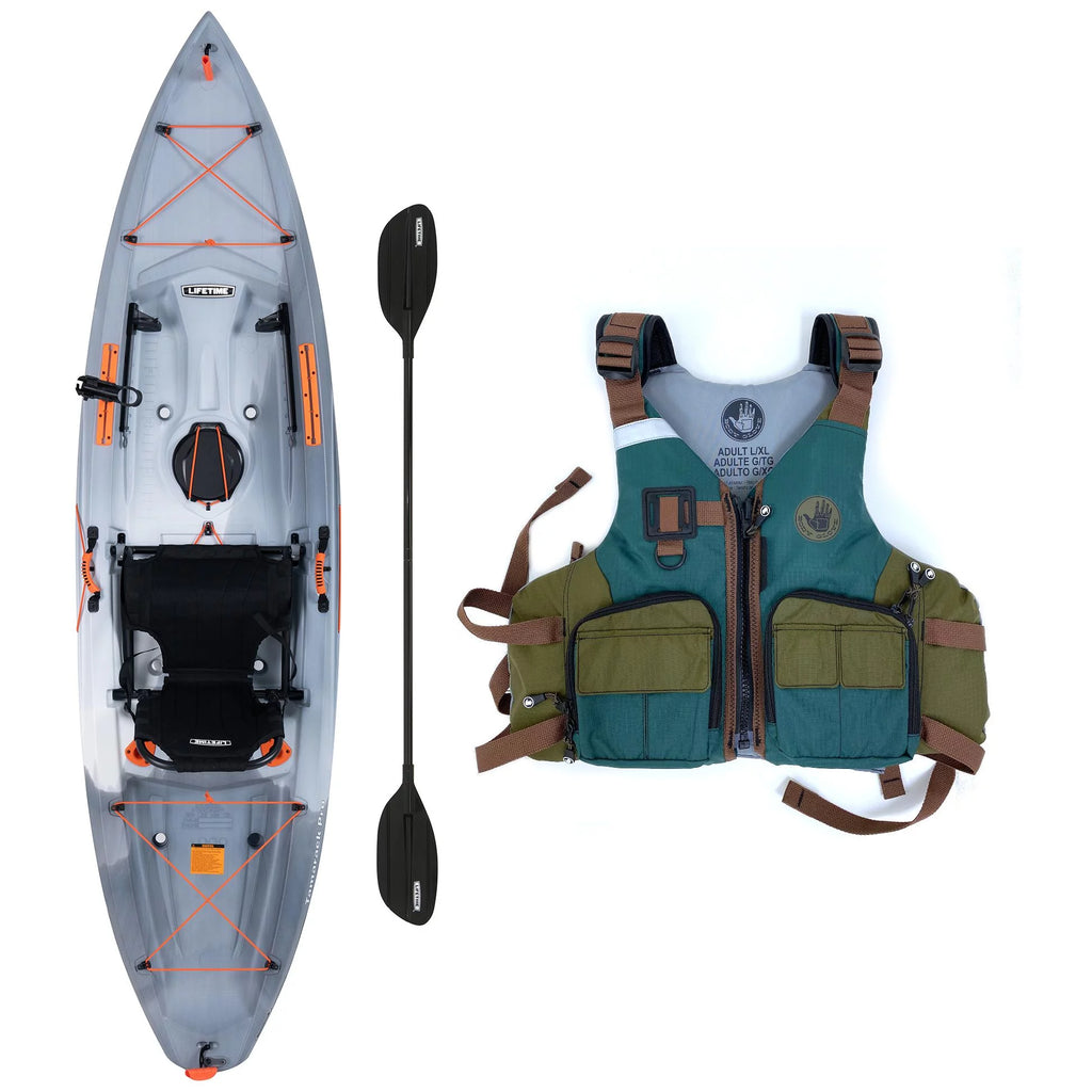 10'3 Kayak with Fishing Life Vest H928