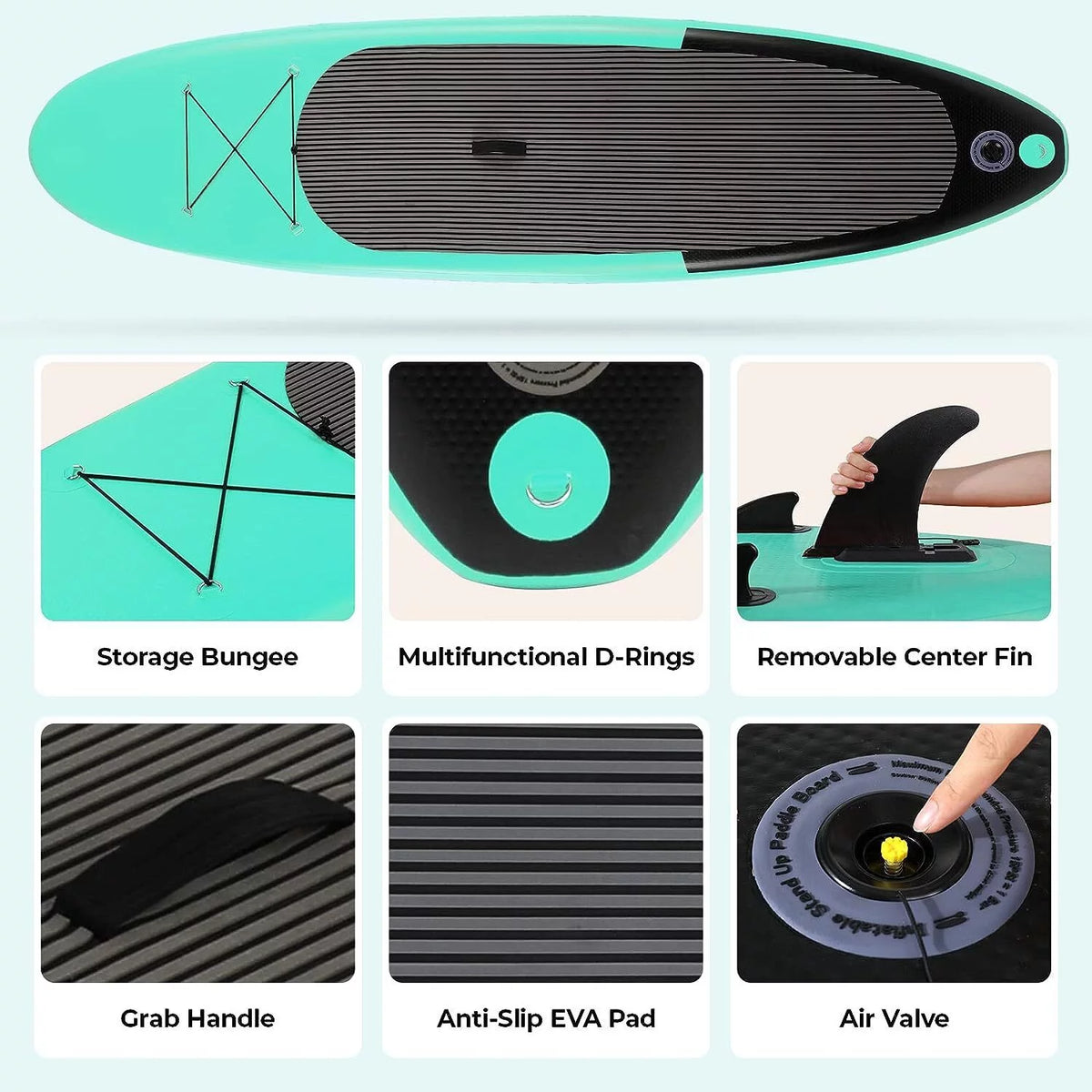 Inflatable Stand Up Paddle Board with Non-Slip Deck I6028