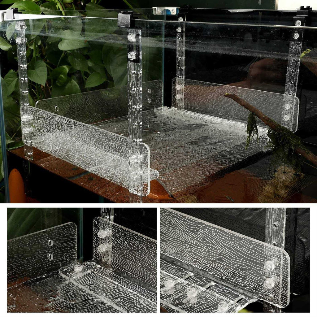 Hanging Turtle Basking Platform Aquatic Reptile Ramp Dock E167680