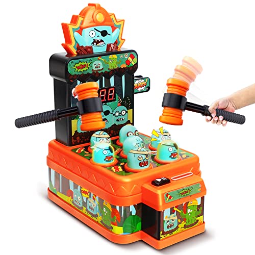 Arcade Whack Game Mole Mini Electronic Hammering Pounding Toy V962874