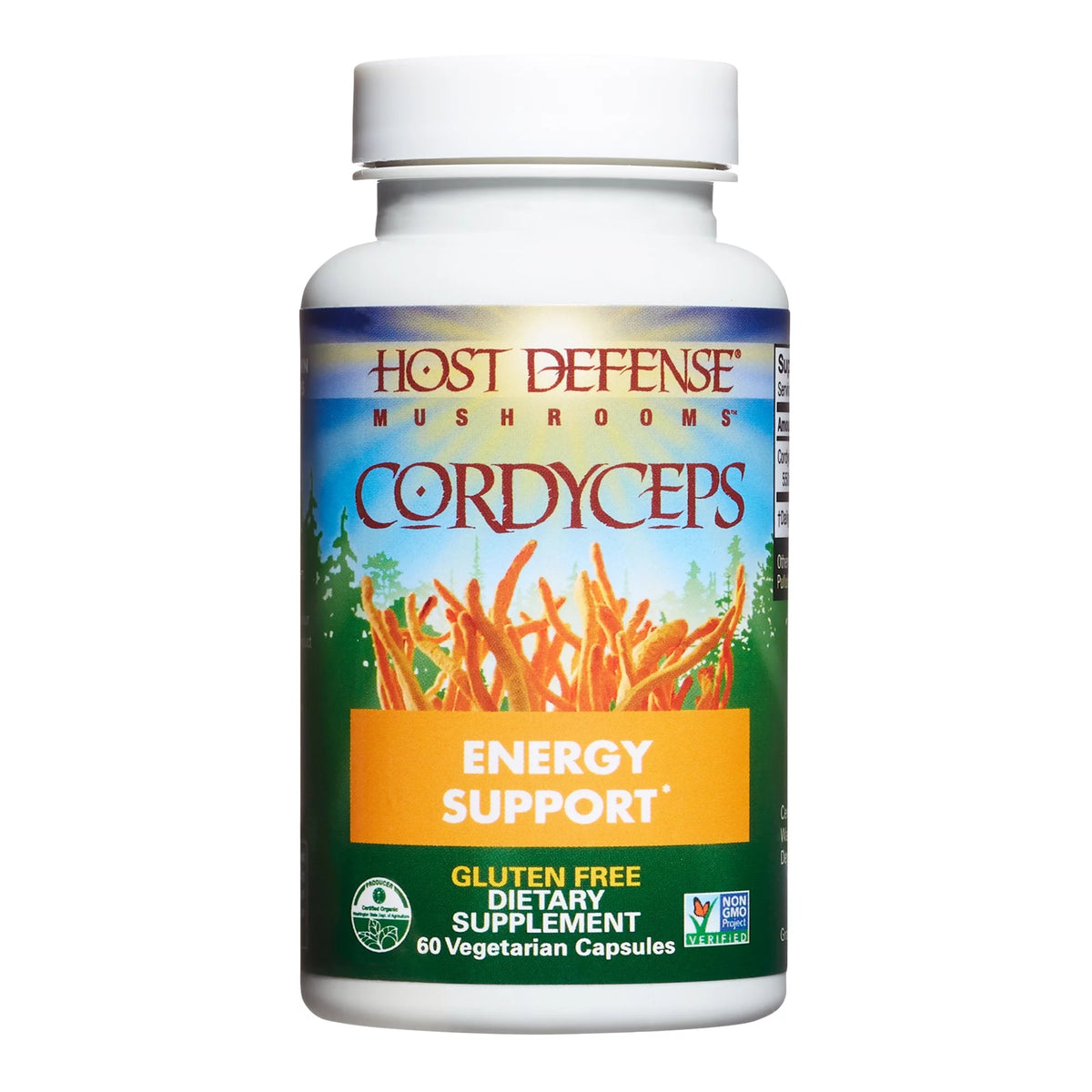 Cordyceps Mushroom Supplement 60 Capsules A90427