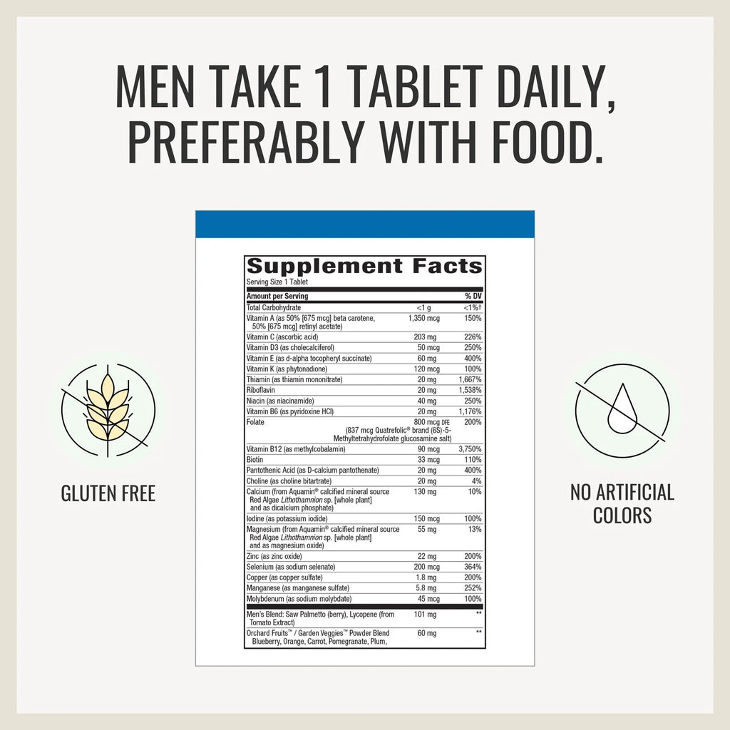 50+ Complete Multivitamin Tablets J590