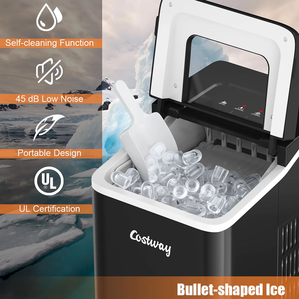 Portable Countertop Ice Maker with Scoop Z467