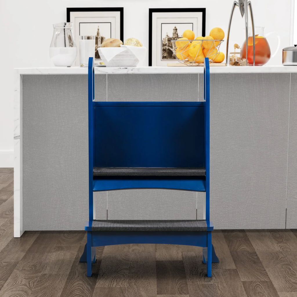 Espresso Wooden Kids Step Stool N797