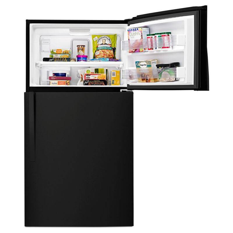 Black Top Freezer Refrigerator Z1178
