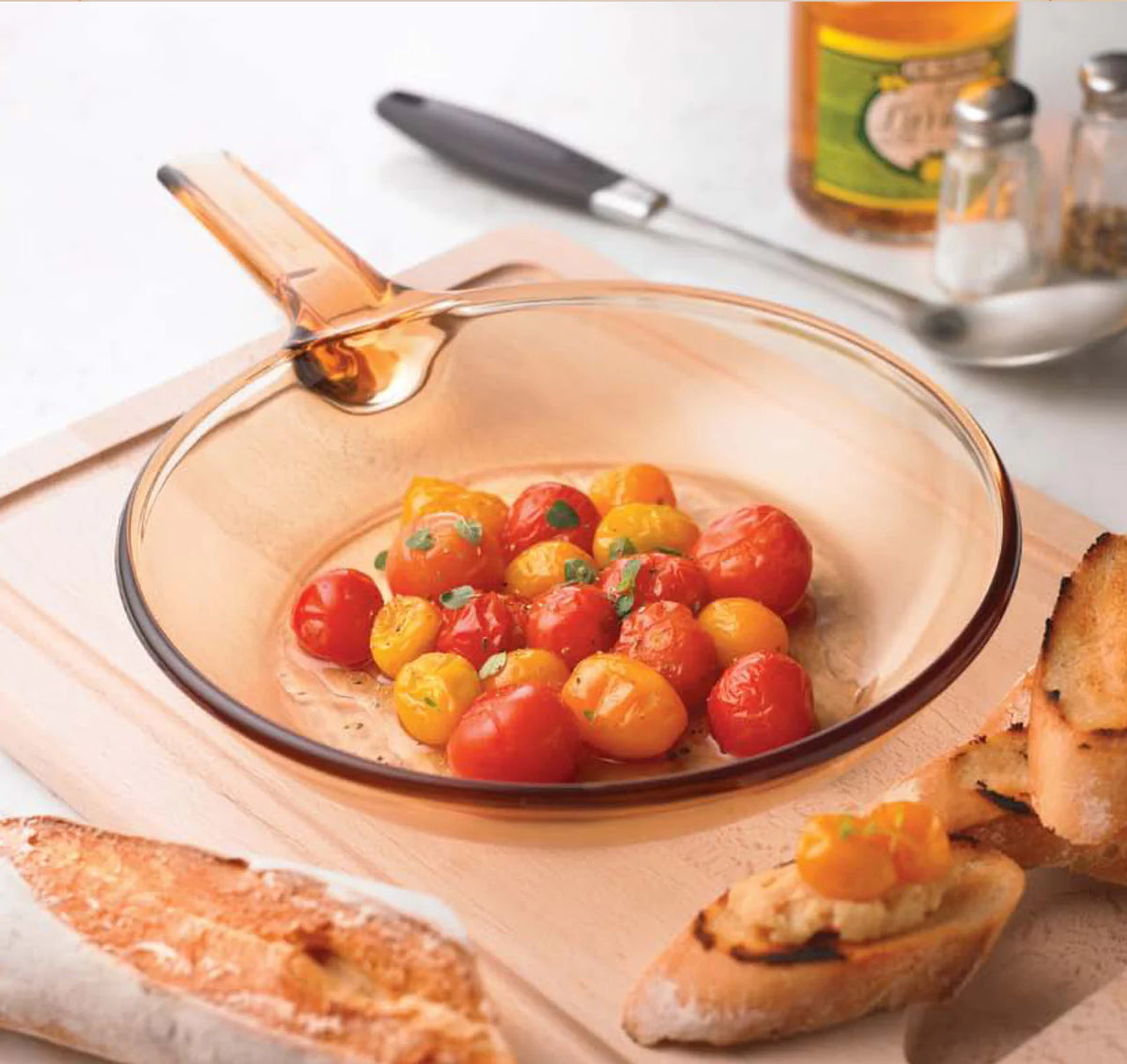 Glass Skillet B1681