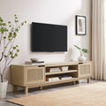 Boho 2-Door Rattan TV Stand L6329