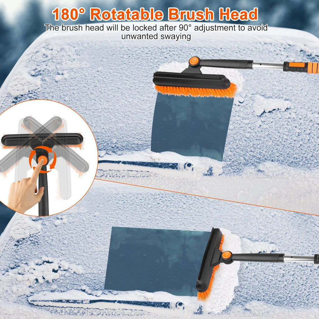 Telescopic Ice Scraper Snow Brush Shovel Kit I223
