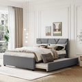 Grey Upholstered Bed O9319