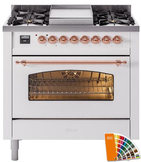 36 Dual Fuel Propane Gas Range Z544