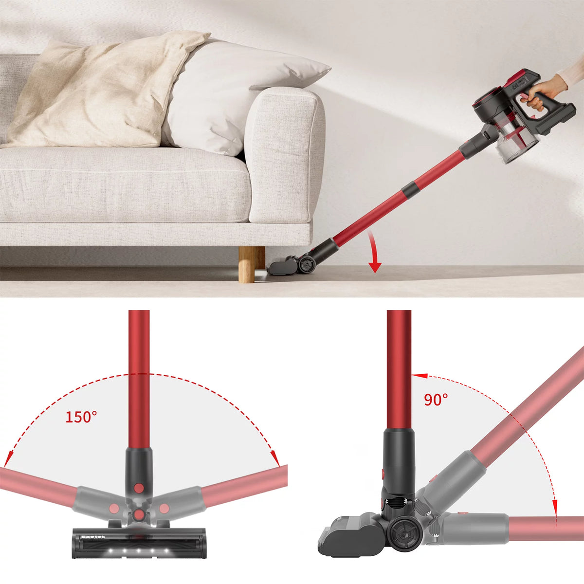 5 in 1 Cordless Stick Vacuum Cleaner with LED Display S5835