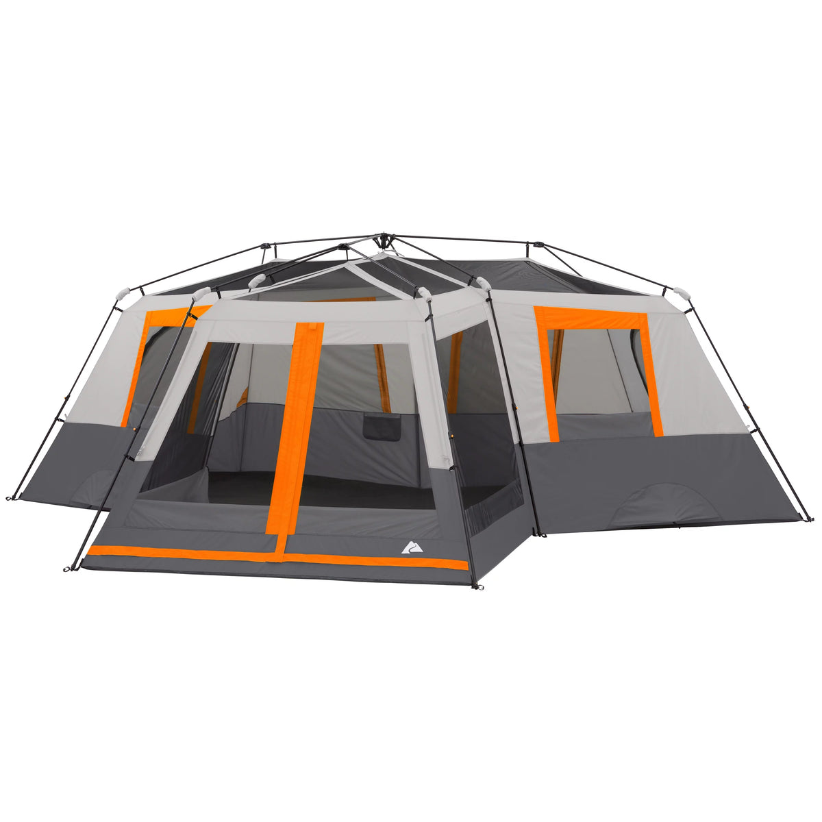 20' x 18' 12-Person 3-Room Instant Cabin Tent with Screen Room Q377