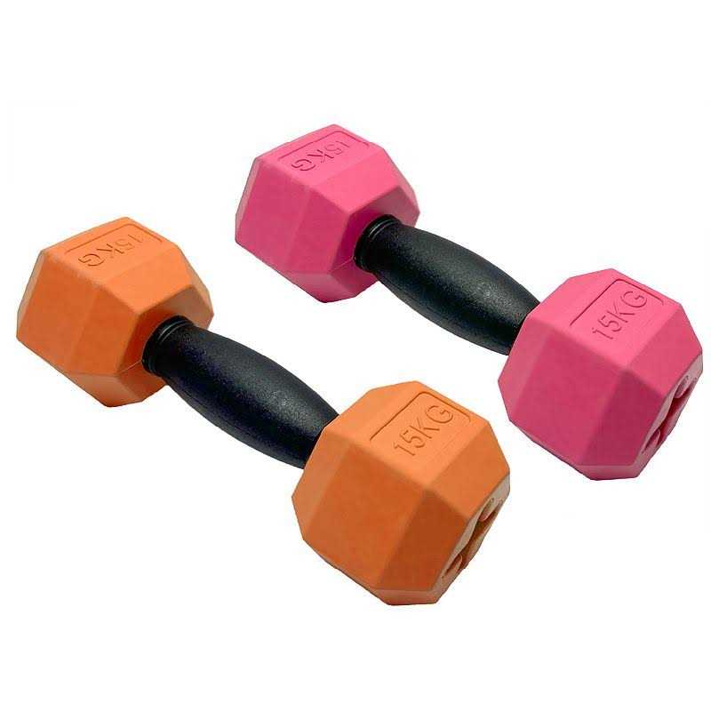 Dumbbell Rubber Chew Dog Toys 2-piece Set T434935