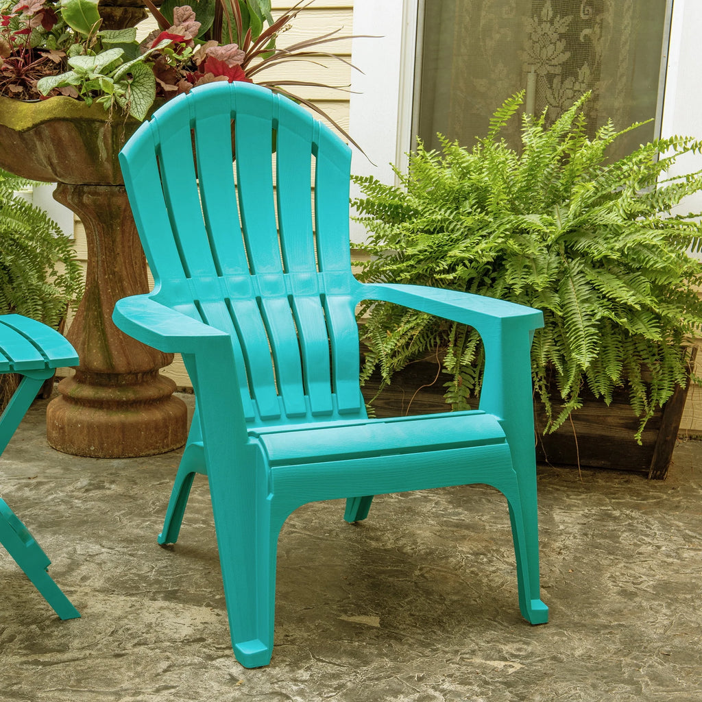 Gray Resin Stackable Adirondack Chair H2949