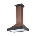 30 in. Hand-Hammered Copper Wall Range Hood K2291