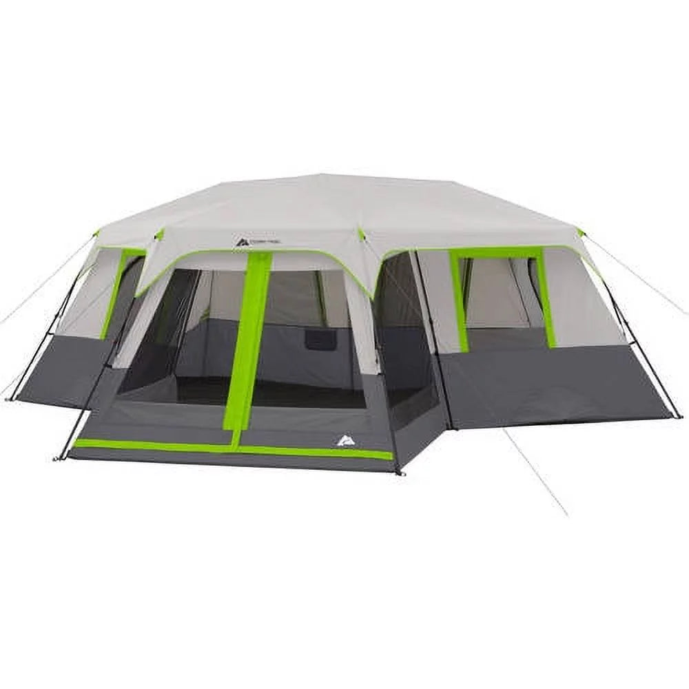 20' x 18' 12-Person 3-Room Instant Cabin Tent with Screen Room Q377