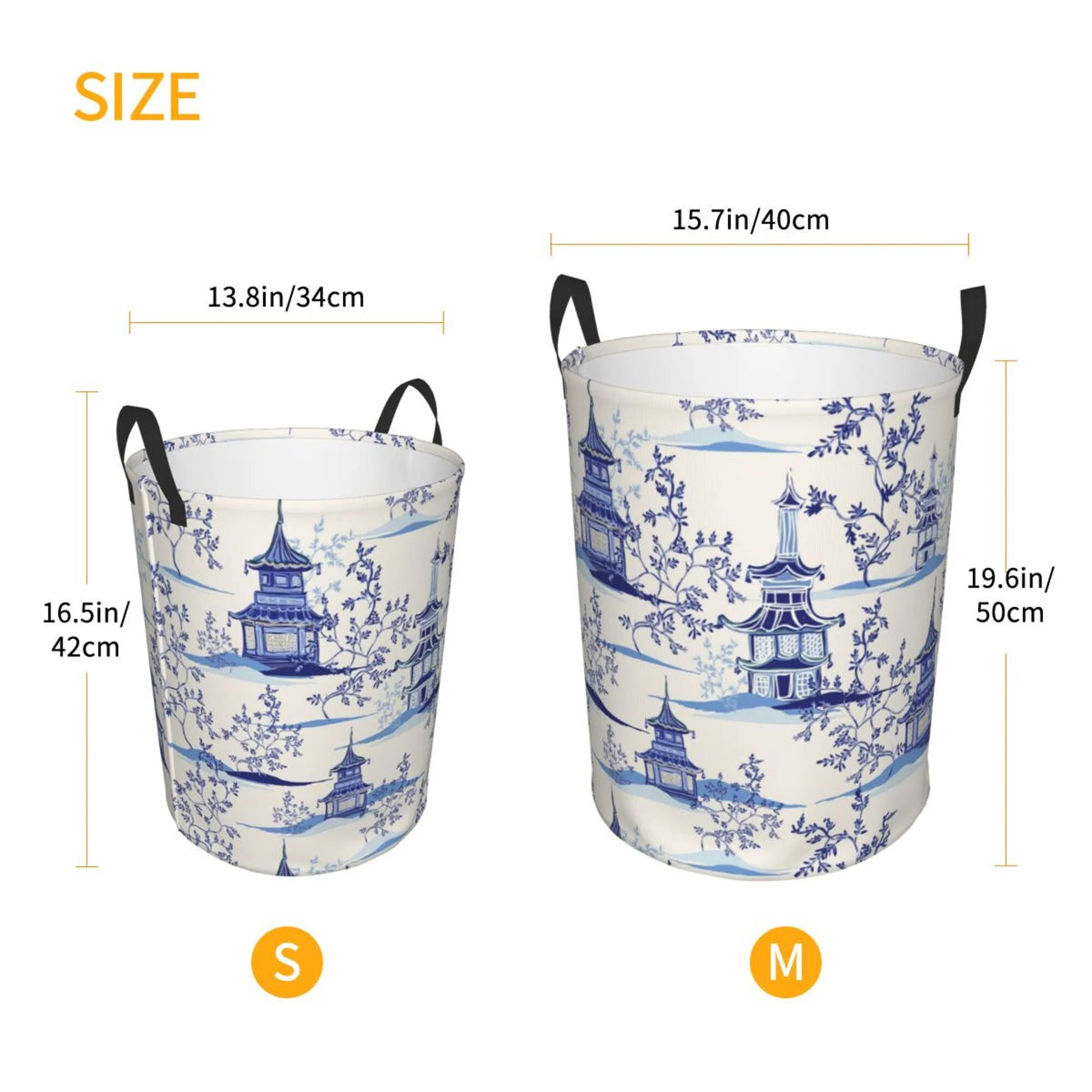 Waterproof Laundry Hamper with Handle N7617