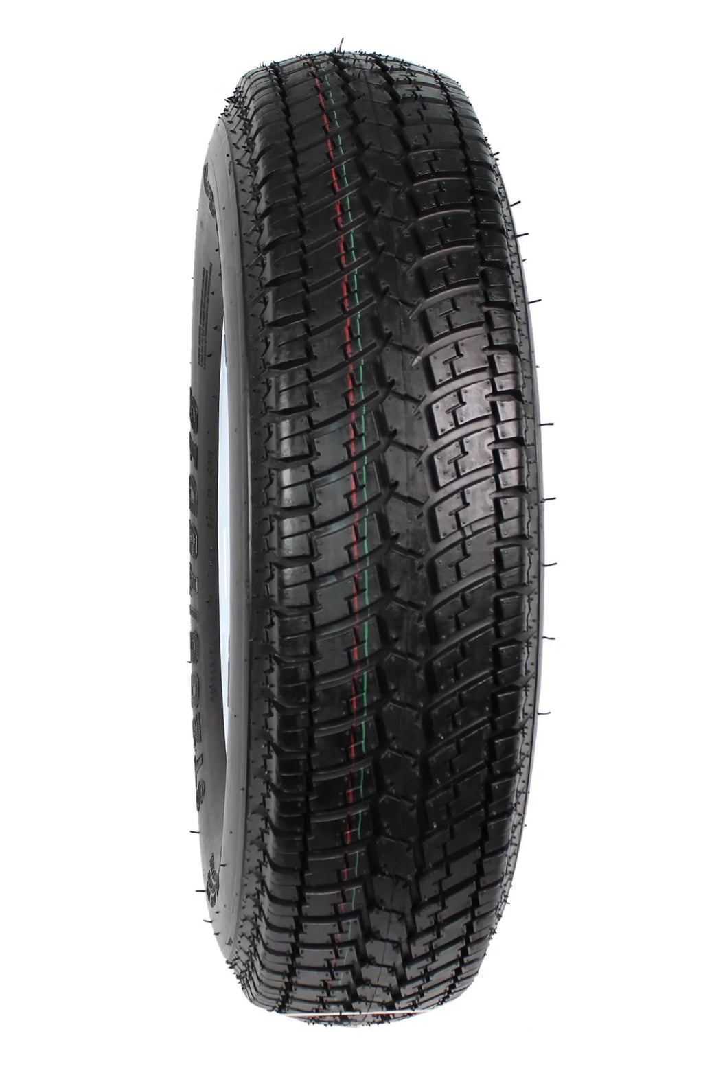 ST205/75D15 5 Lug Trailer Tire On Rim C30831