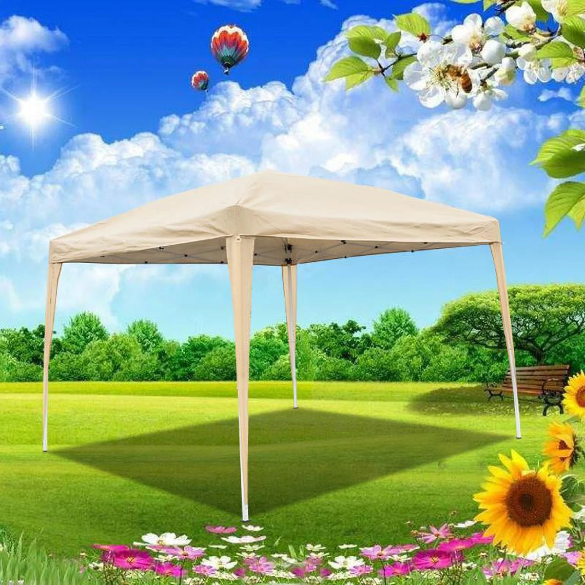 10'x20' Pop Up Canopy Tent with Carry Bag Z12579