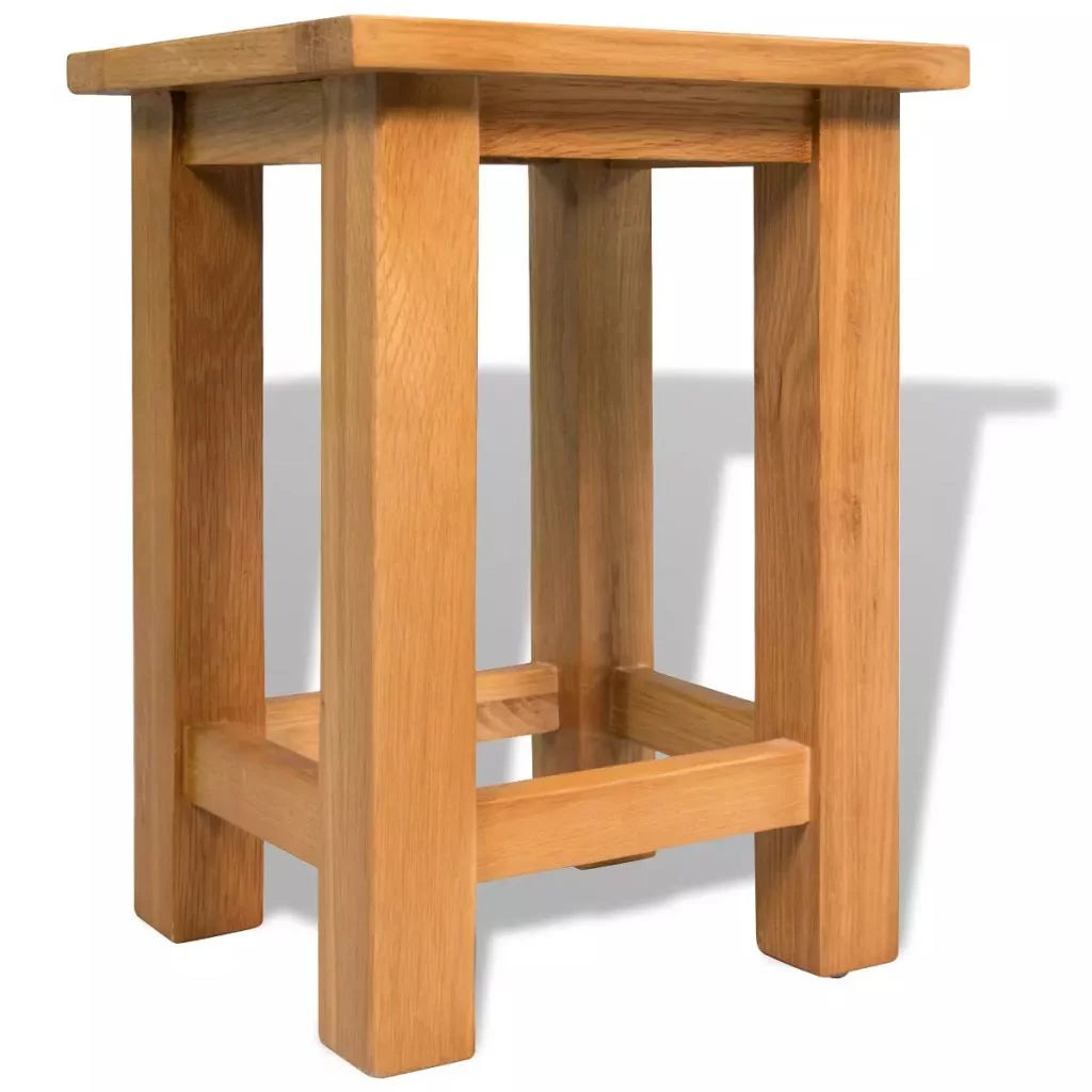 Solid Oak Wood End Table O8771
