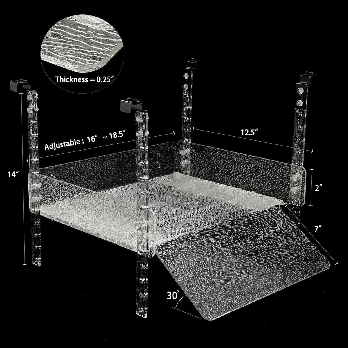 Hanging Turtle Basking Platform Aquatic Reptile Ramp Dock E167680