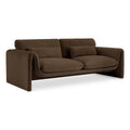 Brown Velvet Sofa X13027